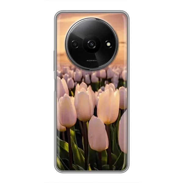 Чехол с рисунком «Закат с цветами» для Xiaomi Redmi A3 Чехол с рисунком «Закат с цветами» для Xiaomi Redmi A3