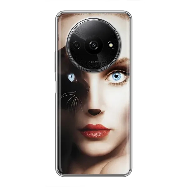 Чехол с рисунком «Женщина кошка» для Xiaomi Redmi A3 Чехол с рисунком «Женщина кошка» для Xiaomi Redmi A3