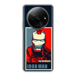 Чехол Супергерой Железный человек на Xiaomi Redmi A3x (Art Iron man)