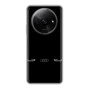 Силіконовий бампер з картинкою машини на Xiaomi Redmi A3x (Сілует Audi)