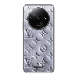 Текстурний Чохол Louis Vuitton для Редмі А3х (Білий ЛВ)