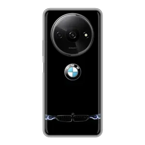 Силіконовий бампер з картинкою машини на Xiaomi Redmi A3x (Чорний BMW)