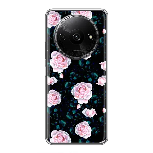 Чехол с рисунком «Чайные розы» для Xiaomi Redmi A3x Чехол с рисунком «Чайные розы» для Xiaomi Redmi A3x