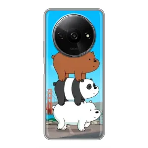 Чехлы с Пандами на Xiaomi Redmi A3x (Друзья)