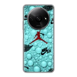 Силіконовый Чохол Nike Air Jordan на Редмі А3х (Джордан Найк)