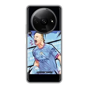 Чохли з принтом на Xiaomi Redmi A3x Футболіст (гол Ерлінг Холанд)