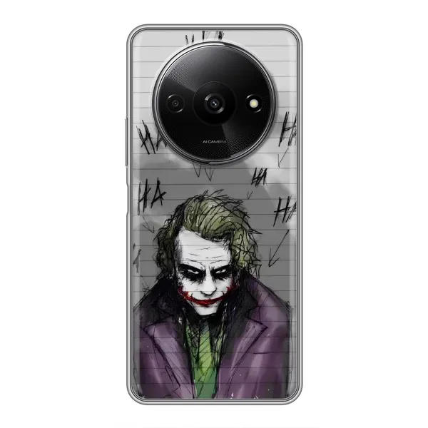 Чехол с рисунком «Joker клоун» для Xiaomi Redmi A3x Чехол с рисунком «Joker клоун» для Xiaomi Redmi A3x