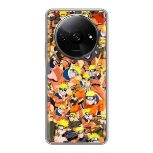 Чехлы с принтом Наруто на Xiaomi Redmi A3x (Коллаж Наруто)