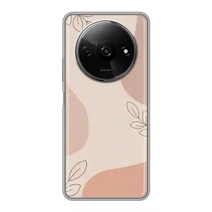 Чохол квітковий дизайн для Xiaomi Redmi A3x (Кориневий фон)