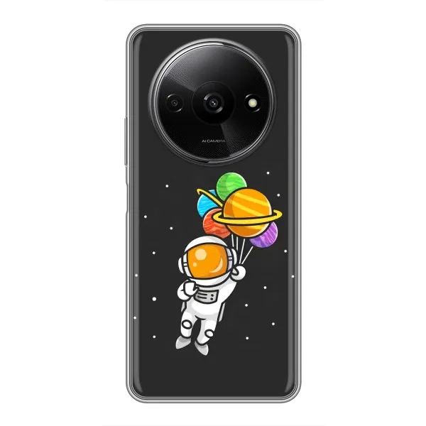 Чехол с рисунком «Космонавт с шариками» для Xiaomi Redmi A3x Чехол с рисунком «Космонавт с шариками» для Xiaomi Redmi A3x