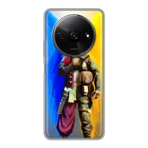 Чехол с картинкой (Патриотический КОЗАК) на Xiaomi Redmi A3x (Козак с крыльями)