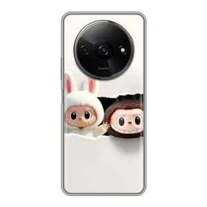 Чехол с принтом Лабубу для Xiaomi Redmi A3x (Фигурки Labubu)