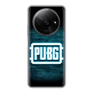 Чехол (TPU) с картинкой "Лого Пабг" на Редми А3х (Лого PUBG)
