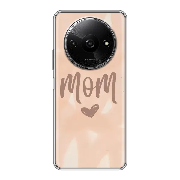Чехол с рисунком «Love mom» для Xiaomi Redmi A3x Чехол с рисунком «Love mom» для Xiaomi Redmi A3x
