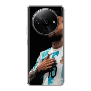 Чехлы Лео Месси Аргентина для Xiaomi Redmi A3x (Месси Капитан)