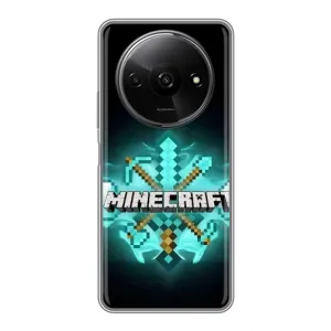 Чехол майнкрафт для Xiaomi Redmi A3x (MineCraft 2)