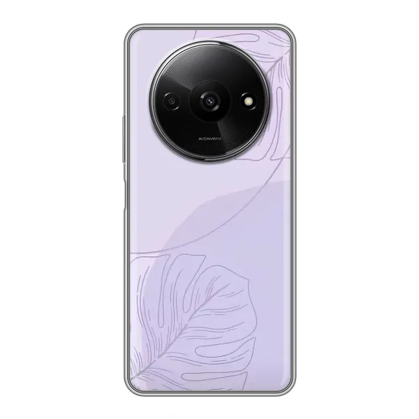 Чехол с рисунком «Монстера фиолетовая» для Xiaomi Redmi A3x Чехол с рисунком «Монстера фиолетовая» для Xiaomi Redmi A3x