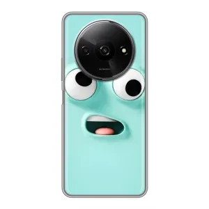 Силиконовые Чехлы (смешные стикеры) для Xiaomi Redmi A3x (Забавное мятное лицо)
