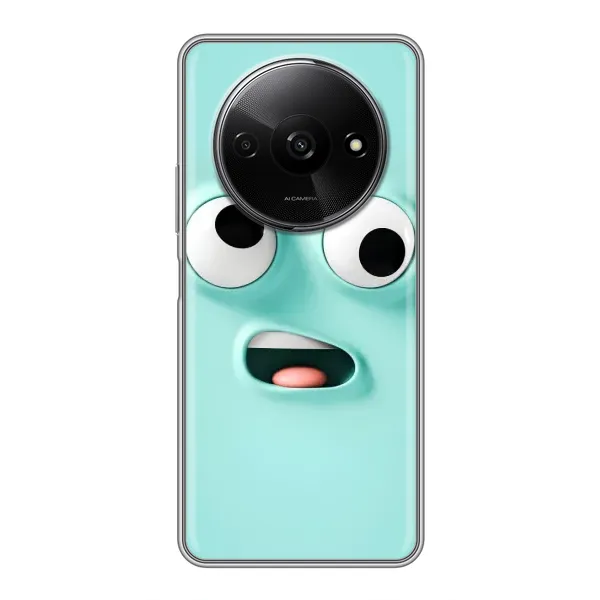 Чехол с рисунком «Забавное мятное лицо» для Xiaomi Redmi A3x Чехол с рисунком «Забавное мятное лицо» для Xiaomi Redmi A3x