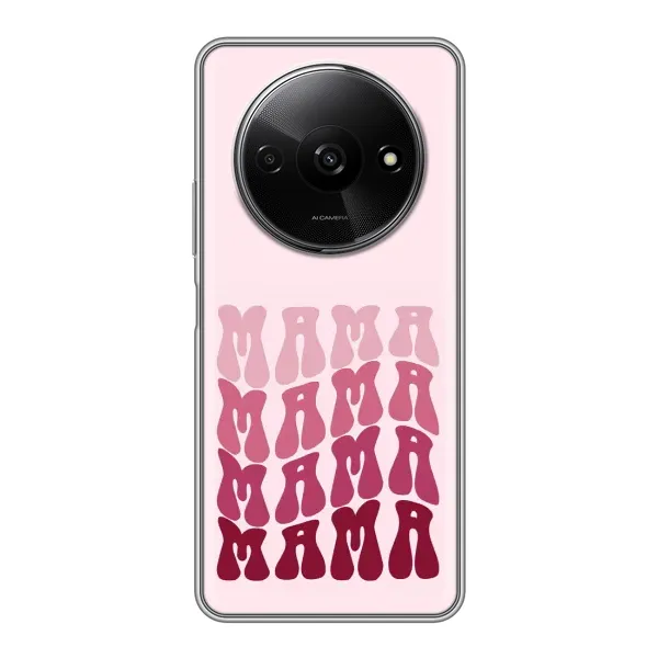Чехол с рисунком «Надпись мама» для Xiaomi Redmi A3x Чехол с рисунком «Надпись мама» для Xiaomi Redmi A3x