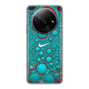 Силіконовый Чохол на Xiaomi Redmi A3x з картинкою НАЙК (Найк зелений)