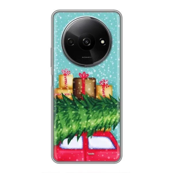 Чехол с рисунком «Новогодние подарки» для Xiaomi Redmi A3x