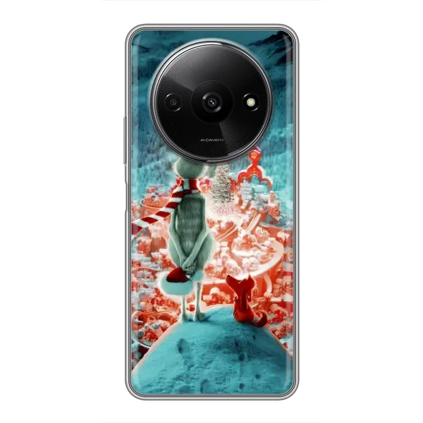 Чехол с рисунком «Новогодний Гринч» для Xiaomi Redmi A3x Чехол с рисунком «Новогодний Гринч» для Xiaomi Redmi A3x