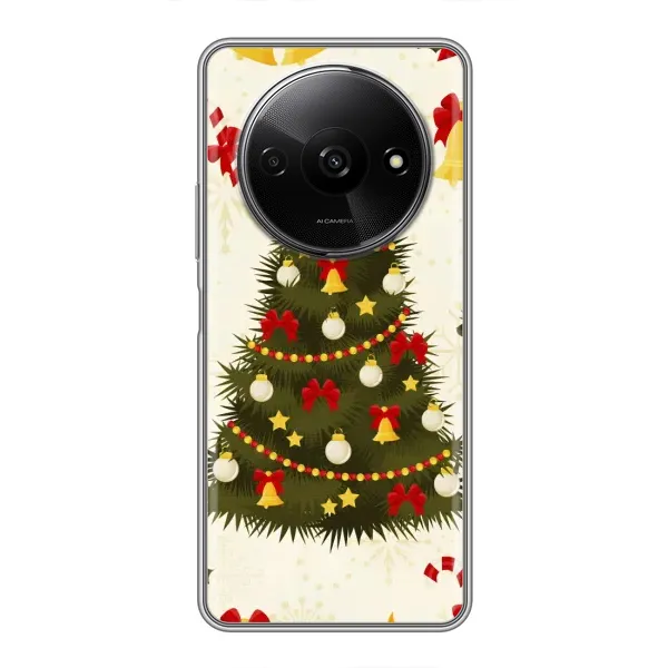 Чехол с рисунком «Новогодний принт» для Xiaomi Redmi A3x