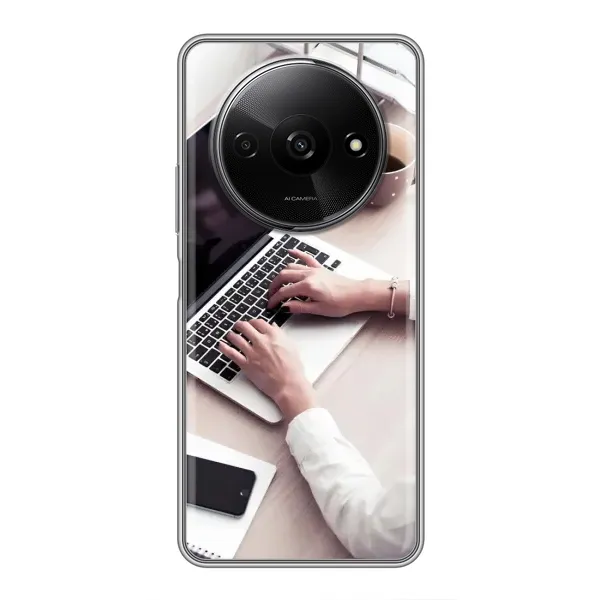 Чехол с рисунком «Офисный работник» для Xiaomi Redmi A3x Чехол с рисунком «Офисный работник» для Xiaomi Redmi A3x