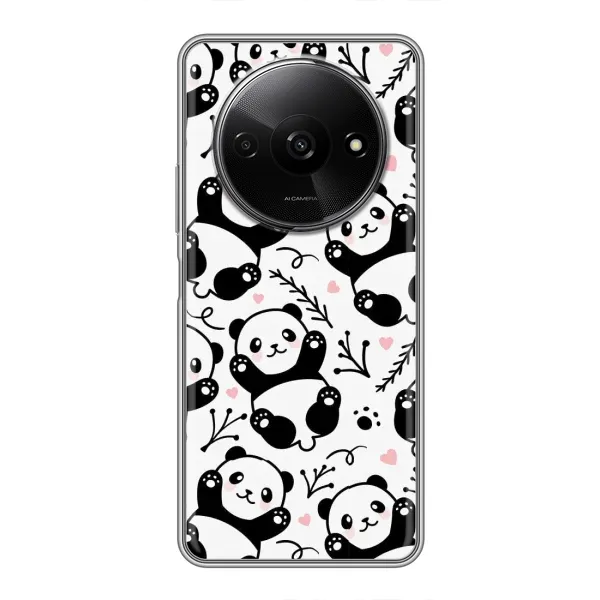 Чехол с рисунком «Пандочки» для Xiaomi Redmi A3x Чехол с рисунком «Пандочки» для Xiaomi Redmi A3x