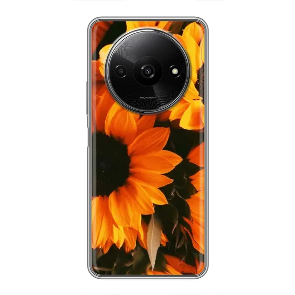Чехол с рисунком «подсолнухи» для Xiaomi Redmi A3x Чехол с рисунком «подсолнухи» для Xiaomi Redmi A3x