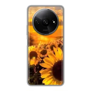 Чохол з Квітами для Xiaomi Redmi A3x (поле соняшників)