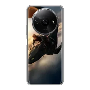 Чехол дракон Беззубик для Xiaomi Redmi A3x (Полет Беззубика)