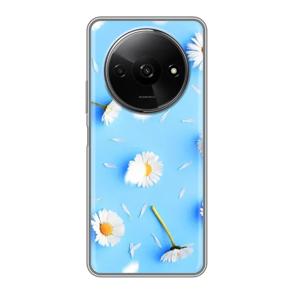 Чехол с рисунком «ромашки на голубом» для Xiaomi Redmi A3x Чехол с рисунком «ромашки на голубом» для Xiaomi Redmi A3x