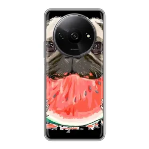 Чохол (ТПУ) Милі песики для Xiaomi Redmi A3x (Смішний Мопс)