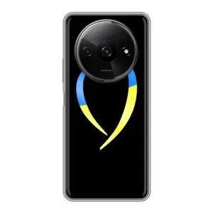 Силиконовый Чехол на Xiaomi Redmi A3x (Я-Украина) (Украинское сердце)
