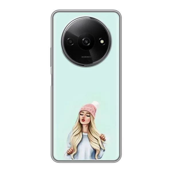 Чехол с рисунком «В шапке» для Xiaomi Redmi A3x