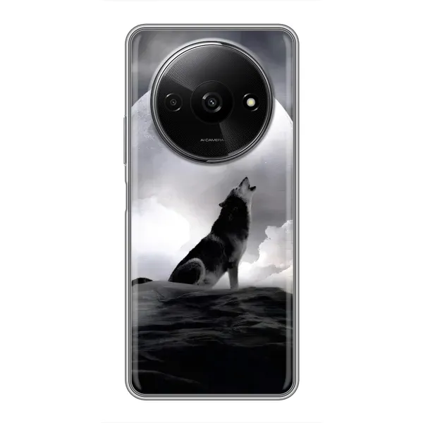 Чехол с рисунком «Волк и луна» для Xiaomi Redmi A3x Чехол с рисунком «Волк и луна» для Xiaomi Redmi A3x