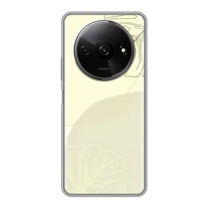 Чохол квітковий дизайн для Xiaomi Redmi A3x (Зелений фон)