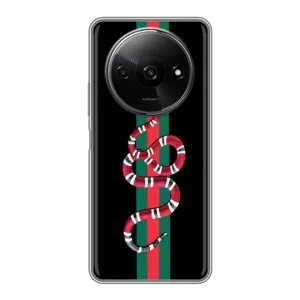 Чехлы Бренд GUCCI для Xiaomi Redmi A3x (Змей Гуччи)