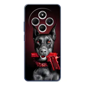 Чехол ДОБЕРМАН для Xiaomi Redmi A4 5G (Доберман злой)
