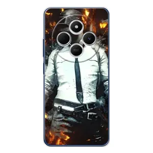 Силиконовый чехол с картинкой "Герой Pubg" на Xiaomi Redmi A4 5G (Man Пубг)