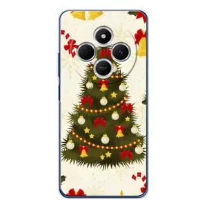 Чехол Новогодняя Елка на Xiaomi Redmi A4 5G (Новогодний принт)
