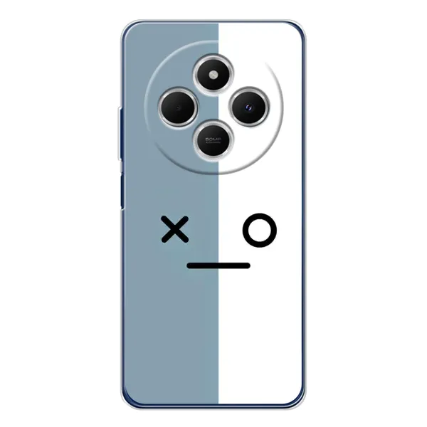 Чехол с рисунком «Серо-белый» для Xiaomi Redmi A4 5G Чехол с рисунком «Серо-белый» для Xiaomi Redmi A4 5G