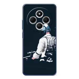 Силиконовый чехол с картинкой "Герой Pubg" на Xiaomi Redmi A4 5G (В экиперовке)