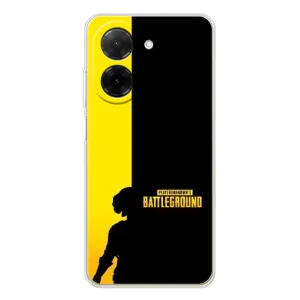 Чехол (TPU) с картинкой "Лого Пабг" на Редми А5 (Battlegrounds)