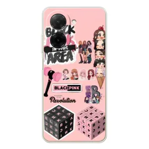 Чехлы с картинкой для Xiaomi Redmi A5 (BLACK PINK коллаж)