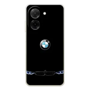 Силиконовый бампер с картинкой машины на Xiaomi Redmi A5 (Черный BMW)