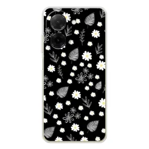 Чохли з тематикою "КВІТИ" на Xiaomi Redmi A5 (цвітіння на чорному)