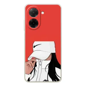 Силіконовый Чохол на Xiaomi Redmi A5 з картинкой Модных девушек (Дівчина Nike)
